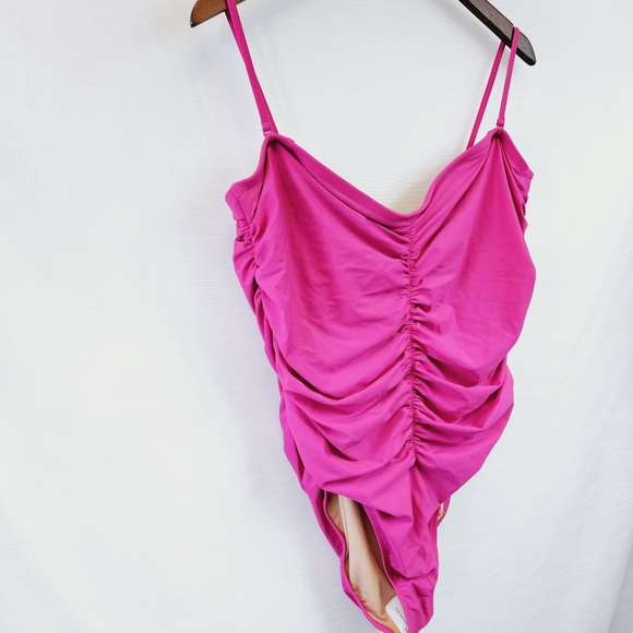 NWT J. Crew Ruched Sweetheart One-Piece Swimsuit size 20 - Picture 9 of 14